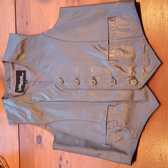 Vintage Wilson Leather Vest size 40 - Picture 1 of 9